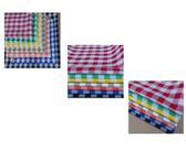 Cobre Mancha Oxford Xadrez Toalha De Chá 10 Peças 70 X 70 Cm Preto