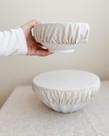 cobre pote linho cru - kit