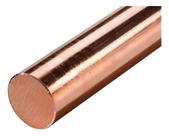 Cobre puro Ø5/8' (15,87mm) X 3000mm( 3 Metros) Tarugo Vergalhão