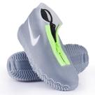 Cobre-sapatos Shiwely impermeáveis de silicone antiderrapantes brancos