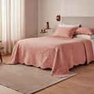 Cobreleito Queen Size Bordado Rose 240x260m C/3 pecas Lepper