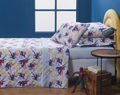 Cobreleito Solteiro Infantil Spider Man Wall Andreza
