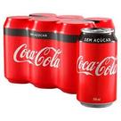 COCA COLA LATA SEM ACUCAR 350M l com 6 unidades