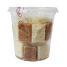 Cocada coco queimado e branca com 50 unidades de 20 gramas Cocada coco queimado e branca com 50 unidades de 20 gramas