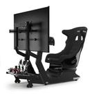 Cockpit Suporte para Volante 4.0 Plus P1 Preto Simulador Extreme Simracing