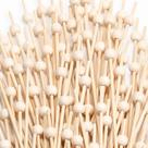 Cocktail Picks CockStixs 200 unidades de bambu de 12 cm com ponta de pérola
