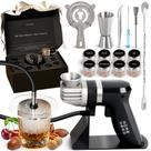 Cocktail Smoke Gun Home Hero Smoking Gun com 8 lascas de madeira