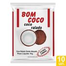 Coco Ralado Bom Coco Exra Úmido Adoçado 1Kg - Embalagem com 10 Unidades