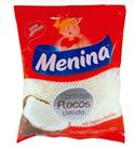 Coco ralado úmido e adocado, 100g - Menina