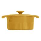 Cocotte Refratária 10 cm Amarela 218 ml Germer Porcelanas Cocotte Refratária 10 cm Amarela 218 ml Germer Porcelanas