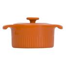 Cocotte Refratária 10 cm Laranja 218 ml Germer Porcelanas Cocotte Refratária 10 cm Laranja 218 ml Germer Porcelanas