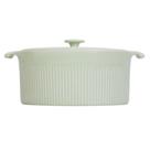 Cocotte Refratário 21 cm Verde Menta 2,7 L Porcelana Cocotte Refratário 21 cm Verde Menta 2,7 L Porcelana