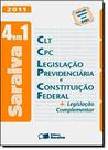 Código 4 em 1 Saraiva: Clt, Cpc, Legislação Previdenciária e Constituição Federal