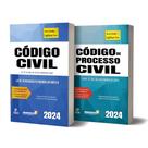 Código civil + código de processo civil - para consultas em provas, concursos e oab - Imaginativa Jus