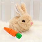 Coelhinho de pelúcia Rugwun Hopping Bunny com sons para criança