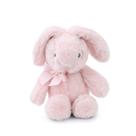 Coelho de Pelúcia com Laço Rosa para Páscoa - 25cm (KIDS) - 1 Unidade