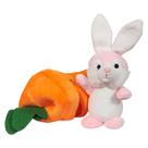 Coelho De Pelúcia Dentro Da Cenoura 30cms - Rosa