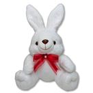 Coelho de Pelúcia Infantil Decorativo Para Páscoa Anti Alérgico Fofinho Com Laço Presenteável