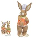 Coelho decor chef em pe laranja verde