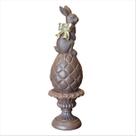 Coelho Decorativo Marrom Enfeite de Páscoa Resina 28cm Coelho Decorativo Marrom Enfeite de Páscoa Resina 28cm