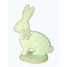 Coelho Decorativo Resina Biscuit Branco 02 (Glacê Real) 1 Unidade