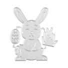 Coelho feliz páscoa corte de metal dados estênceis para diy scrapbooking gravação artesanato Coelho feliz páscoa corte de metal dados estênceis para diy scrapbooking gravação artesanato