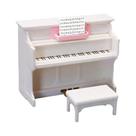 Coelho Marrom Ovelha Boneca Piano Escala 112 Móveis Em Miniatura Animal Cena De Concerto Modelo