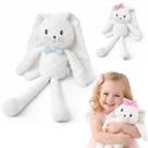 Coelho Pelúcia Páscoa Infantil 43cm Decoração Presente Fofo Coelhinho ovo cesta Loja enfeite Monolo -