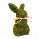 Coelho Verde Sentado Com Laço Decoração de Páscoa 14cm
