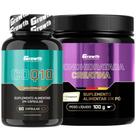 Coenzima Q10 60 Caps + Creatina 100g Creapure Growth