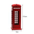 Cofre Cabine Telefonica Londres Dinheiro Moeda Moedas Metal Retro 15CM ENVIO IMEDIATO