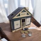 Cofre caixa Dinheiro Wood box Japones KAKEBO BANCO CASA P