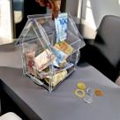 Cofre CHALE CASA Dinheiro Woodbox Japones Poupança DESAFIO