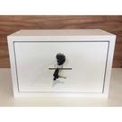 Cofre Com Chave Em Mdf 15mm Branco Cofrinho 55x20x20cm