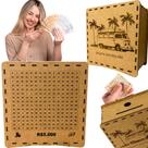 Cofre Desafio 5 Mil Mdf Caixa De Dinheiro Cofrinho Moedas Dinheiro De Madeira