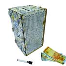 Cofre Desafio 50 MIL Guardar junte Dinheiro Woodbox TORRE TR