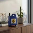Cofre Galão De Gasolina Em Ceramica Decoracao Azul