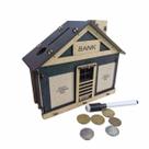 Cofre Guardar Dinheiro Woodbox Japones KAKEBO BANCO CASA P