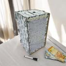 Cofre Guardar Dinheiro Woodbox Japones Kakebo Desafio 50 Mil