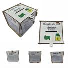 Cofre Guardar Woodbox Desafio 30 Mil Junte Dinheiro Branco