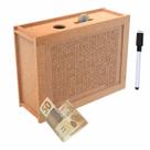 Cofre Inteligente Cofrinho Woodbox Método Kakebo 1k 5k e 10k