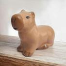 Cofre Modelo Capivara Grande em Ceramica - Cor Marrom