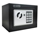 Cofre pequeno ideal para fixação - abertura com chave ou senha - 6 litros