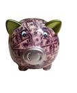 Cofre Porco De Ceramica 26X23X22Cm - Led Lustre - Btc