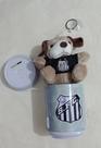 Cofre porta moedas com chaveiro cachorinho Santos Fc 01 unidade Cofre porta moedas com chaveiro cachorinho Santos Fc 01 unidade