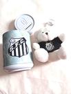 Cofre porta moedas com chaveiro ursinho Santos Fc 01 unidade Cofre porta moedas com chaveiro ursinho Santos Fc 01 unidade