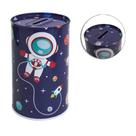 Cofre Redondo Infantil Astronauta Cofrinho Espaço Sideral