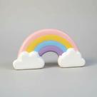 Cofrinho Cofre Arco Iris De Ceramica Enfeite De Mesa Cofrinho Cofre Arco Iris De Ceramica Enfeite De Mesa