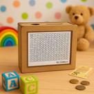 Cofrinho Cofre Guardar Dinheiro Caixa Woodbox 10Mil - Cofrin