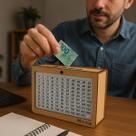 Cofrinho Cofre Guardar Dinheiro Caixa Woodbox Original 10.000